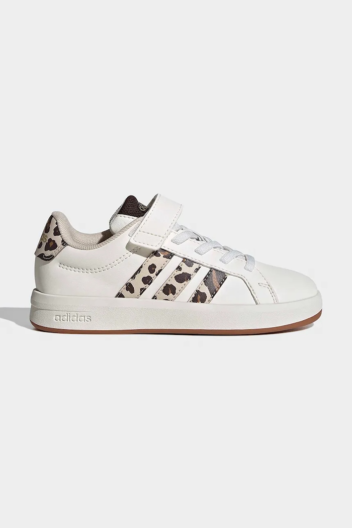 Detské tenisky adidas GRAND COURT 3.0 imitácia kože biela KJ4817