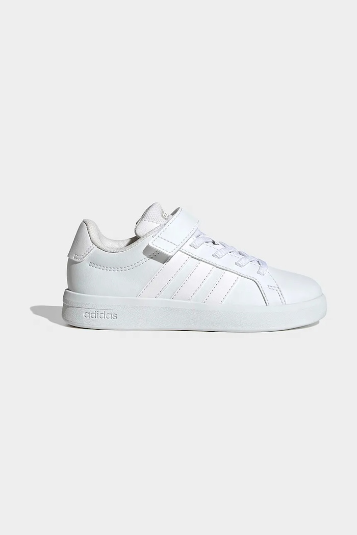 Detské tenisky adidas GRAND COURT 3.0 imitácia kože biela HP3532