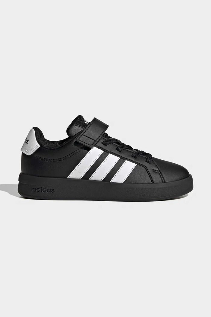 Detské tenisky adidas GRAND COURT 3.0 imitácia kože čierna KJ4369