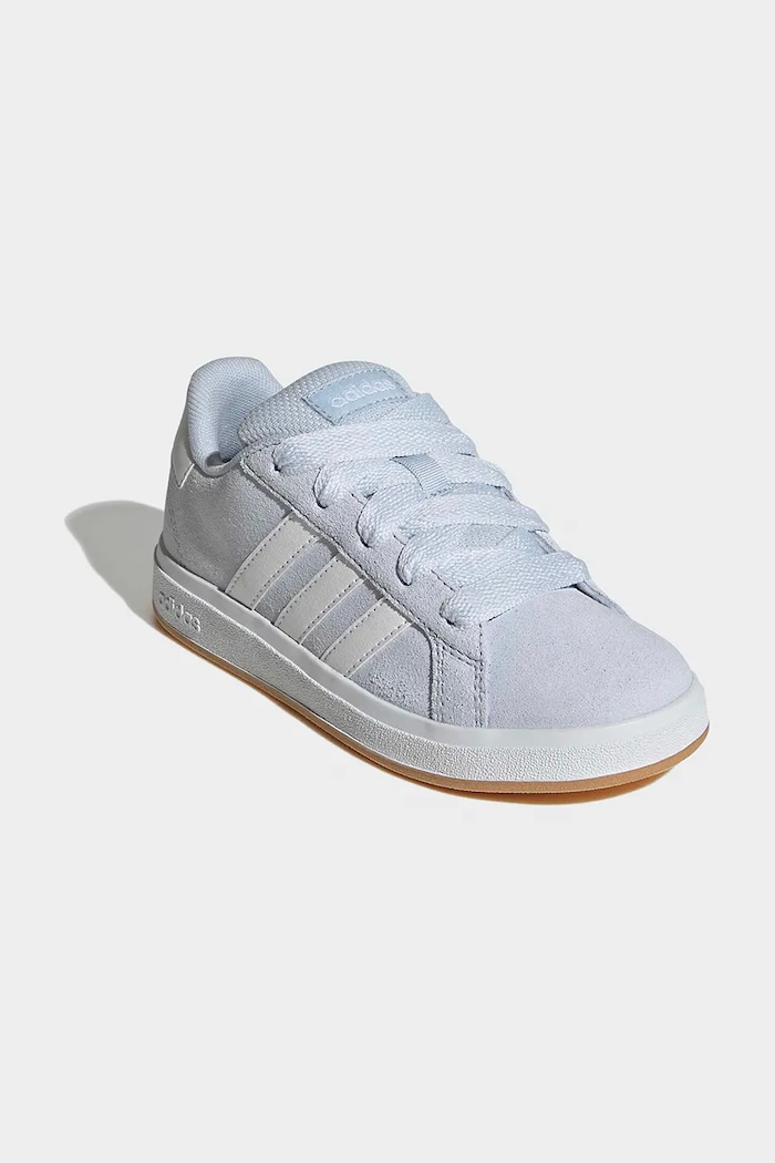 adidas sneakersy zamszowe dziecięce GRAND COURT 00s KI4068 niebieski SS26