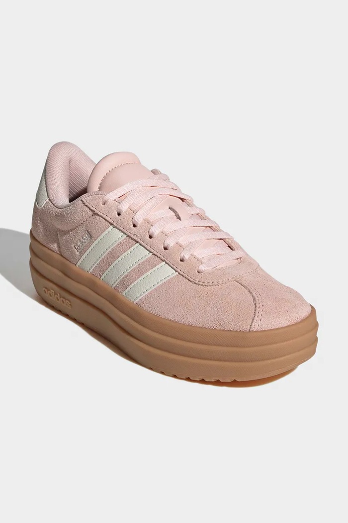 Detské semišové tenisky adidas VL COURT BOLD KK4501 béžová SS26
