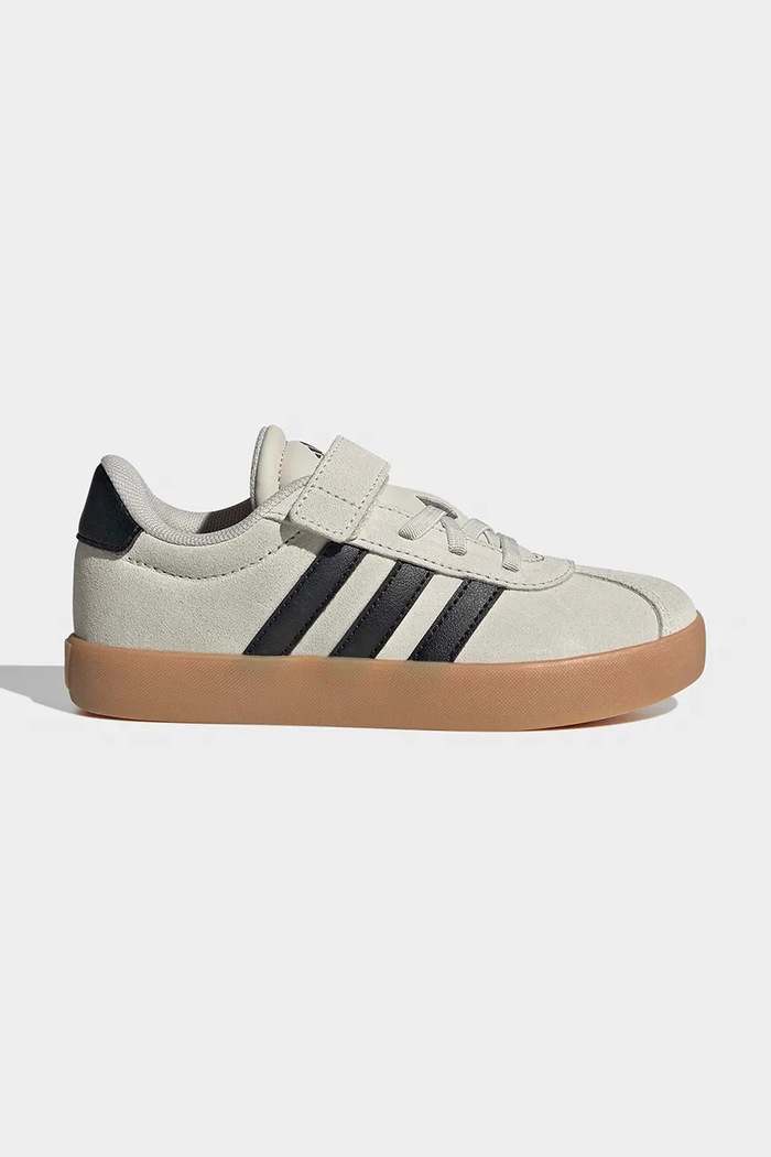 adidas sneakersy dziecięce VL COURT 3.0 imitacja skóry licowej beżowy KI6495