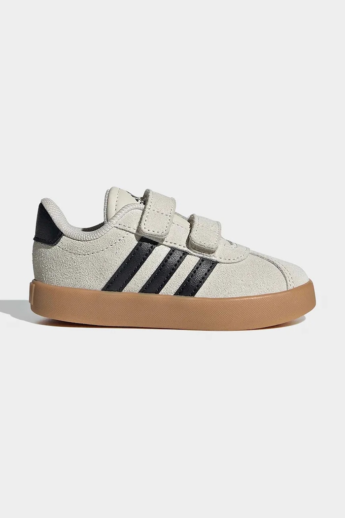 adidas sneakersy niemowlęce VL COURT 3.0 imitacja skóry licowej beżowy KI6497