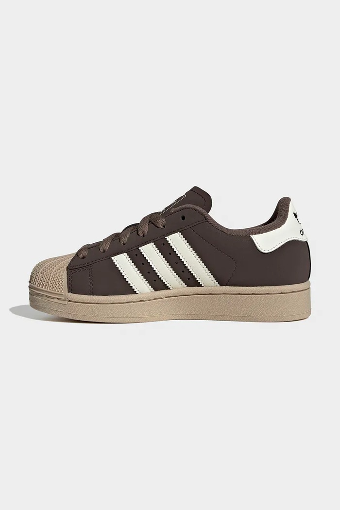 Detské tenisky adidas Originals SUPERSTAR II hnedá KJ4545