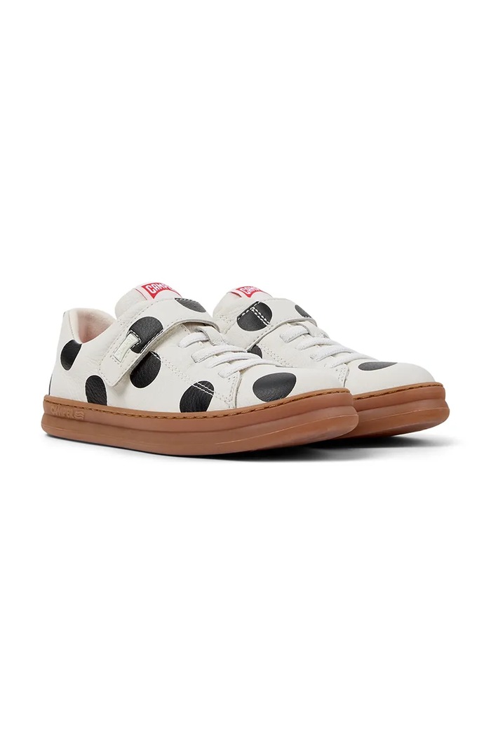 Chłopiec Camper sneakersy skórzane Runner Four Kids TWS K800247.35.38.TWS biały