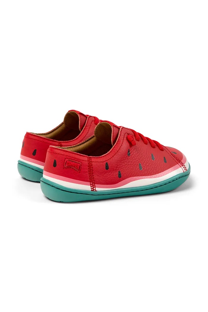 Δερμάτινα παιδικά κλειστά παπούτσια Camper Peu Cami Kids TWS κόκκινο 80003.28.34.TWS
