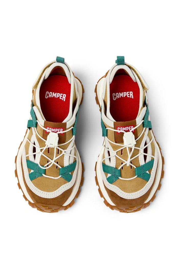 Camper Drift Trail Kids αθλητικά παιδικά καφέ K800695.35.38