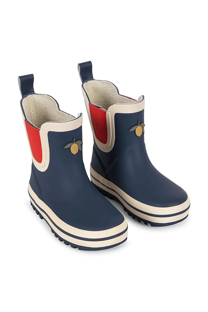 Детские резиновые сапоги Konges Sløjd ROI BLOCK RAIN BOOT тёмно-синий KS105051.PPY2
