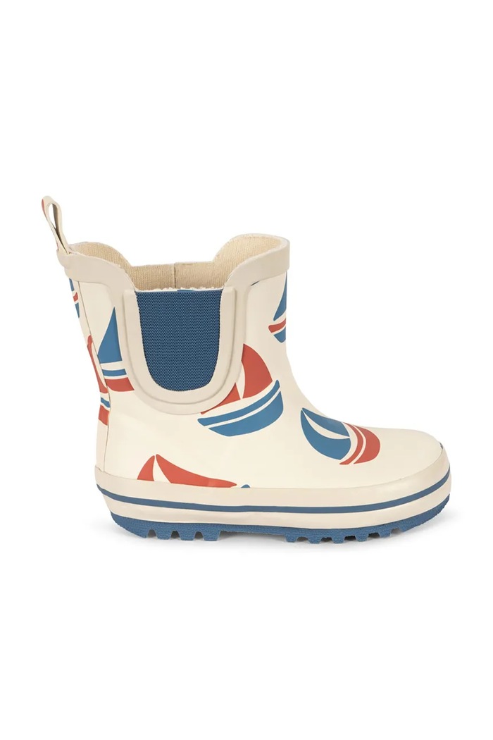 Дитячі гумові чоботи Konges Sløjd ROI PRINTED RAIN BOOT KS105052.PPY2 бежевий SS26