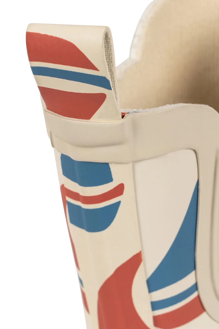 Дитячі гумові чоботи Konges Sløjd ROI PRINTED RAIN BOOT KS105052.PPY2 бежевий