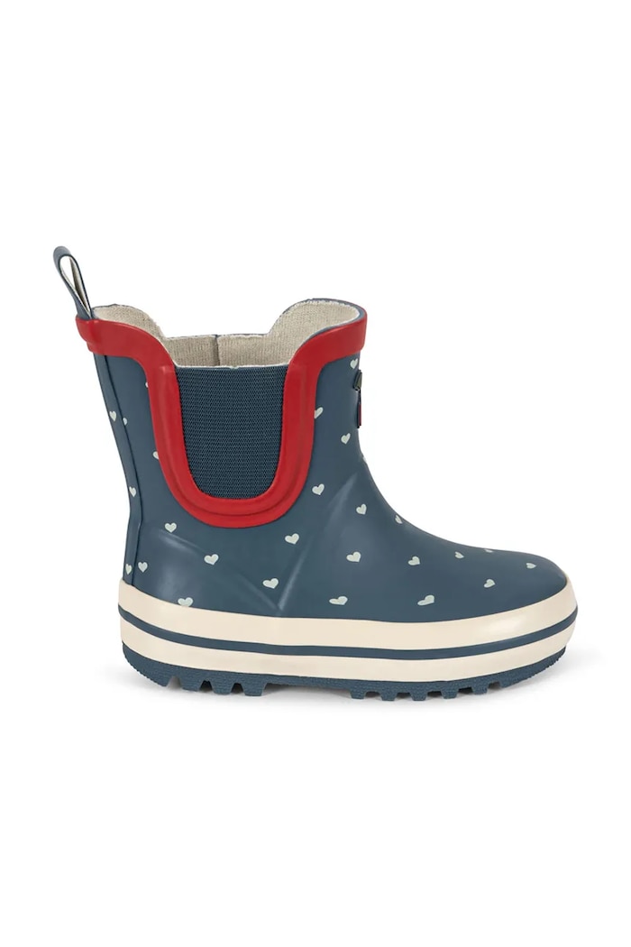 Детские резиновые сапоги Konges Sløjd ROI PRINTED RAIN BOOT KS105052.PPY2 тёмно-синий SS26