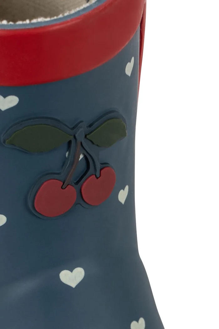 Детские резиновые сапоги Konges Sløjd ROI PRINTED RAIN BOOT тёмно-синий KS105052.PPY2