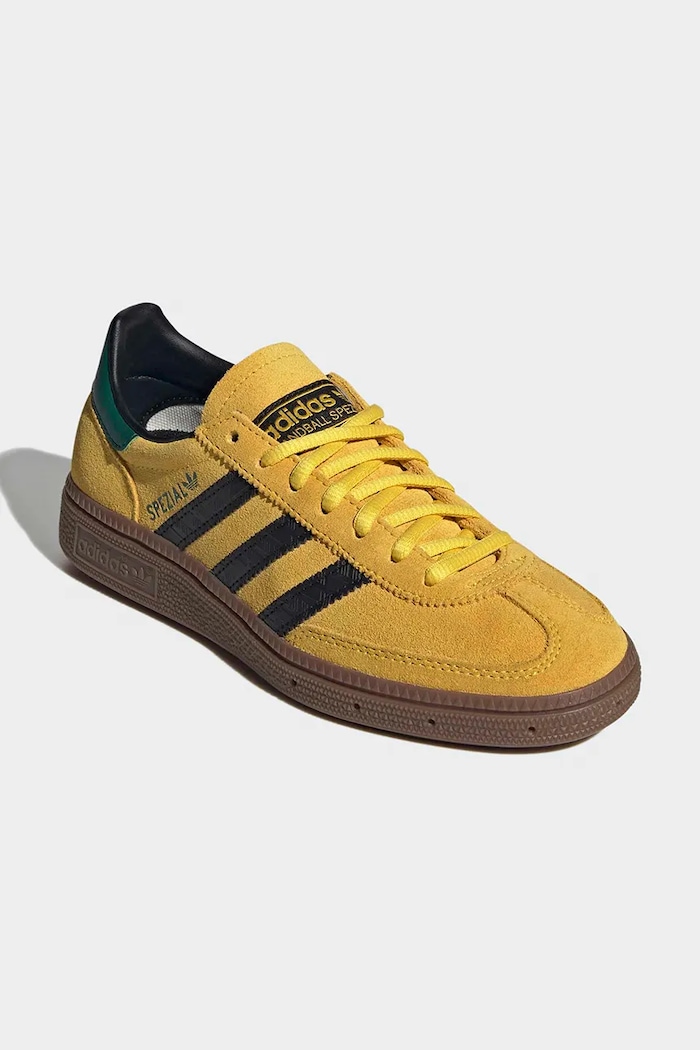 Detské semišové tenisky adidas Originals HANDBALL SPEZIAL JP9563 žltá SS26