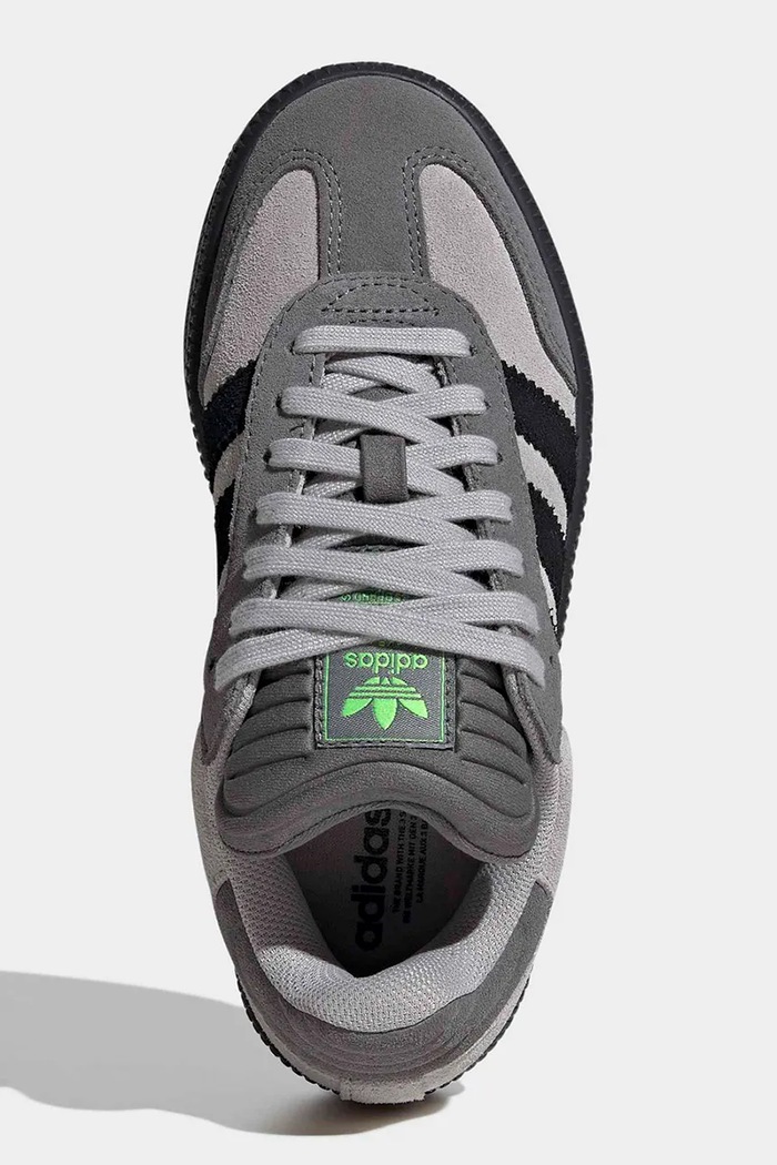 Detské tenisky adidas Originals SAMBA XLG KI6159 sivá