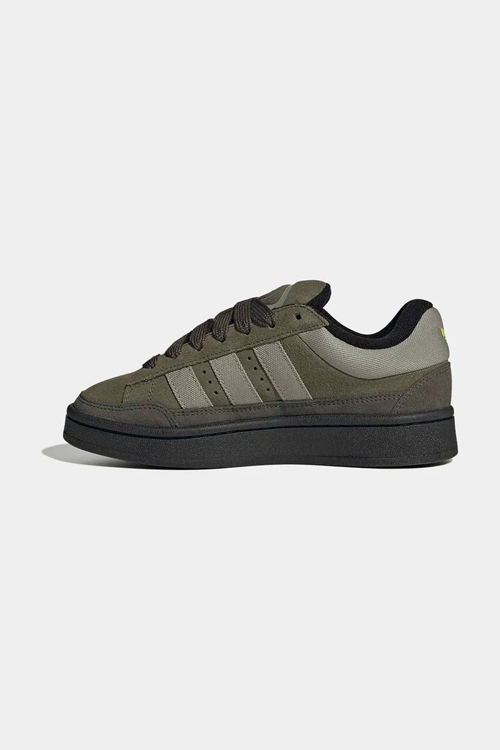 adidas Originals sneakersy skórzane dziecięce CAMPUS ST zielony KI8731