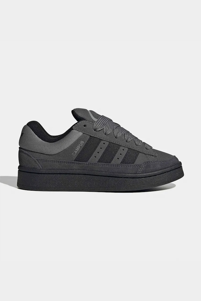 Detské kožené tenisky adidas Originals CAMPUS ST nízky čierna KI8729