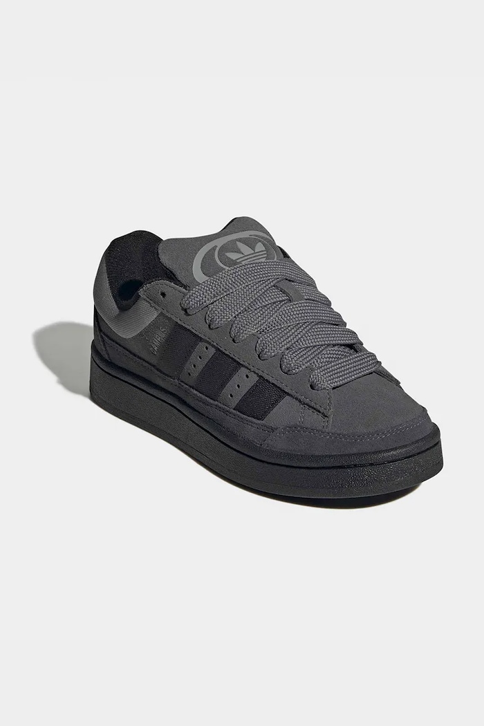 Detské kožené tenisky adidas Originals CAMPUS ST KI8729 čierna SS26
