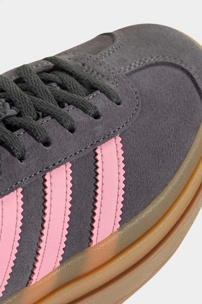 Detské semišové tenisky adidas Originals GAZELLE BOLD IH6459