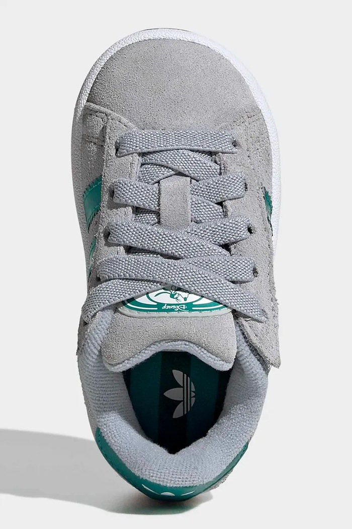 Detské kožené tenisky adidas Originals CAMPUS 00s LED LIGHTS IH6399 sivá