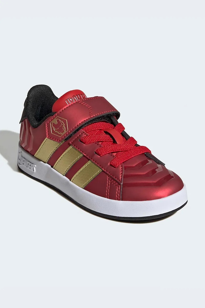 Adidas GRAND COURT IRON MAN tenisky detské HP3614 červená SS26