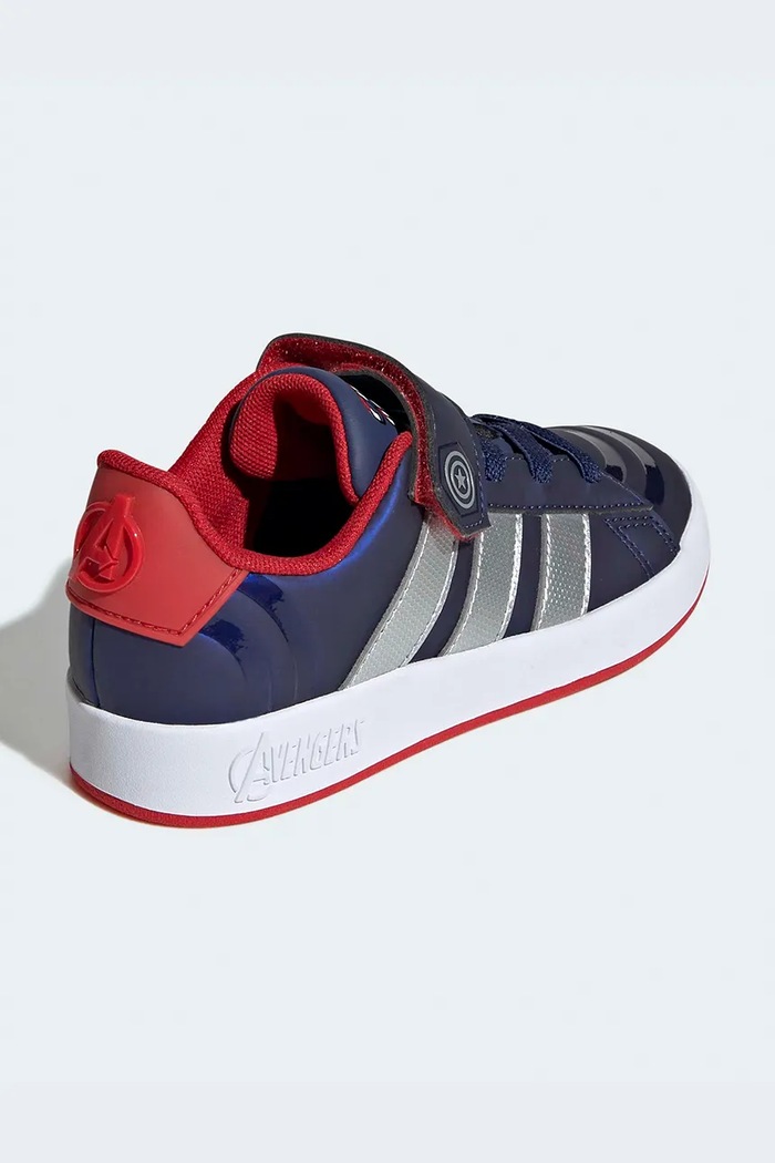 Chlapec adidas GRAND COURT CAPT AMERICA detská obuv HP3619 tmavomodrá