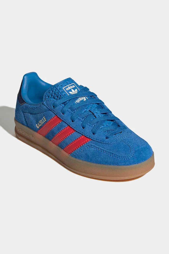 adidas Originals scarpe da ginnastica per bambini GAZELLE INDOOR IH4008 blu SS26