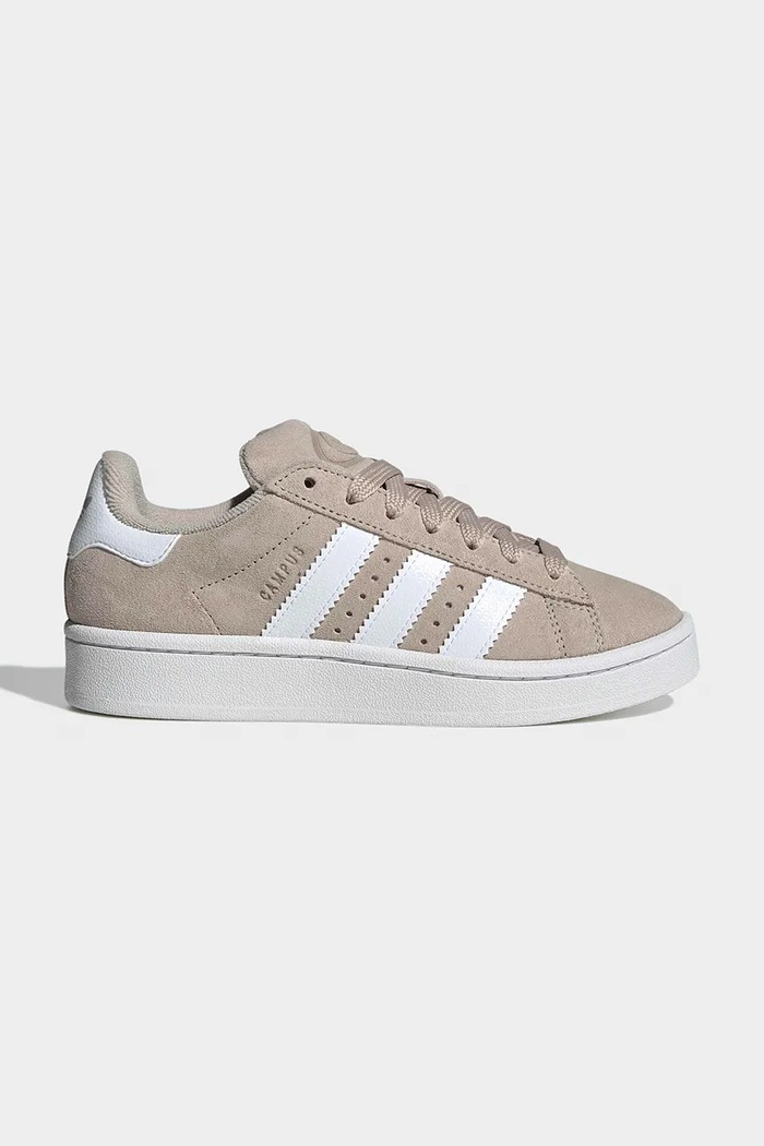 Detské semišové tenisky adidas Originals CAMPUS 00s usňová koža béžová JQ2125