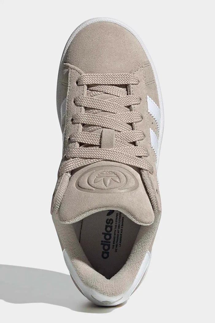 Detské semišové tenisky adidas Originals CAMPUS 00s JQ2125 béžová
