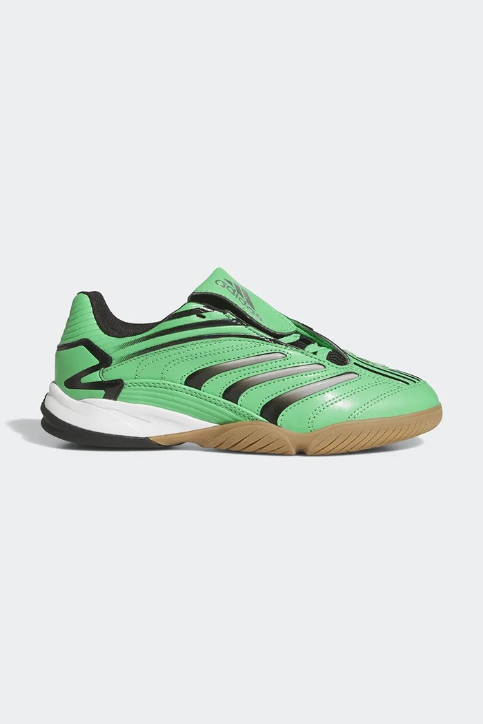 Detské tenisky adidas Originals PREDATOR SALA imitácia kože zelená JS2713