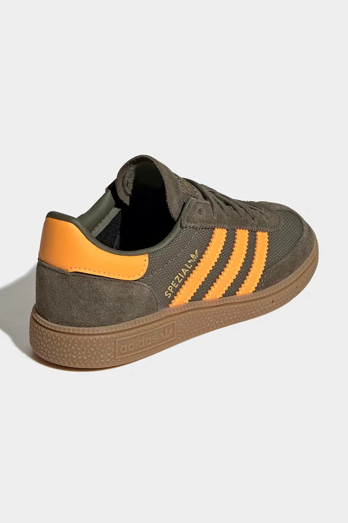 Chłopiec adidas Originals sneakersy zamszowe dziecięce HANDBALL SPEZIAL KI8609 zielony
