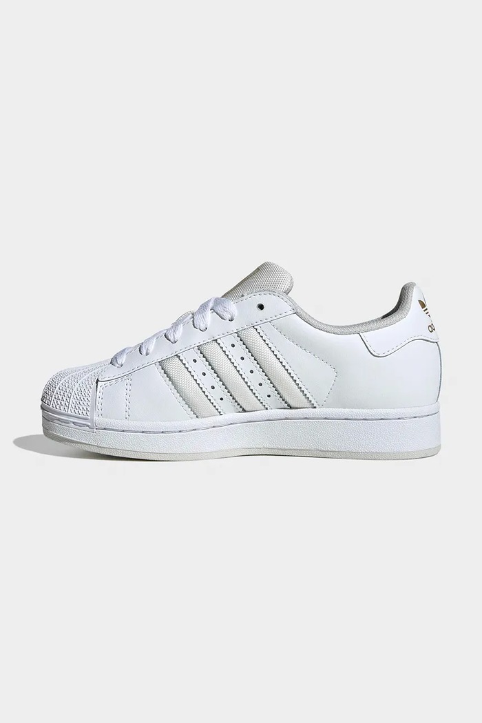 Detské kožené tenisky adidas Originals SUPERSTAR II biela JR9869