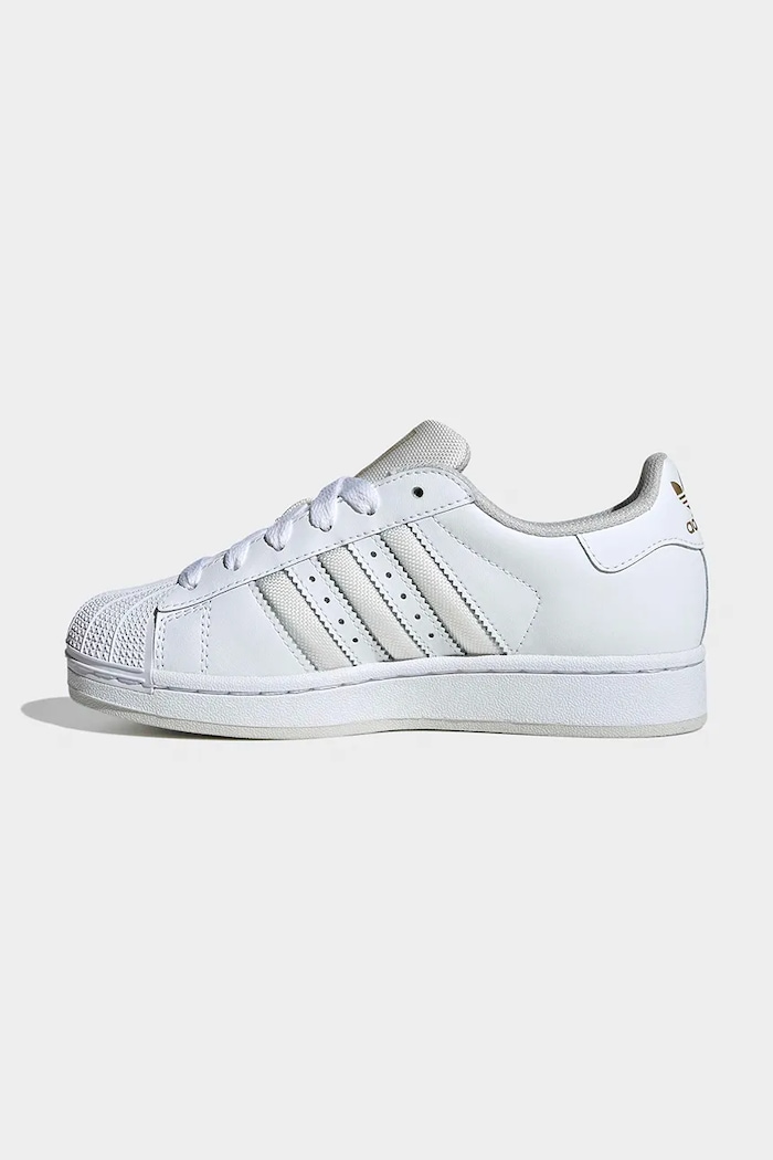 Detské kožené tenisky adidas Originals SUPERSTAR II biela JR9869