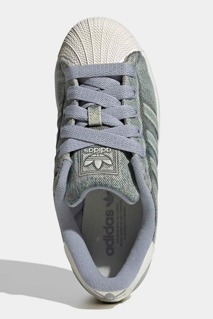 adidas Originals SUPERSTAR II sneakersy dziecięce skórzane JP9441 niebieski