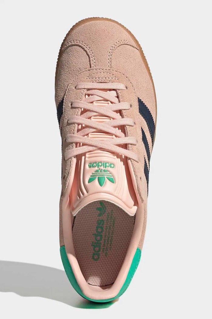 adidas Originals GAZELLE sneakersy dziecięce zamszowe IH6468 różowy