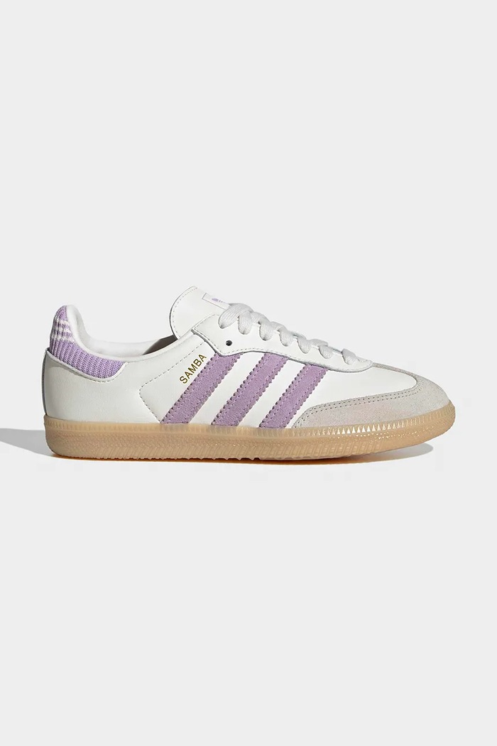 adidas Originals SAMBA OG sneakersy dziecięce skórzane biały KI4172
