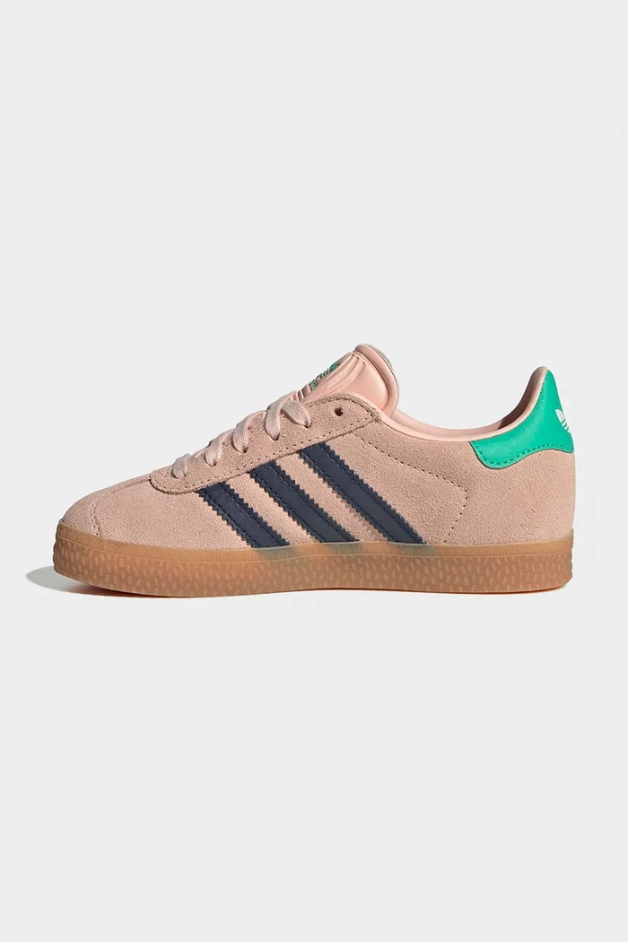 Otroške superge iz semiša adidas Originals GAZELLE roza KI4031