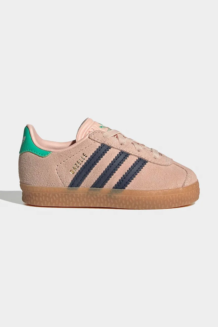 Παιδικά σουέτ sneakers adidas Originals GAZELLE δέρμα σαμουά ροζ KI4035