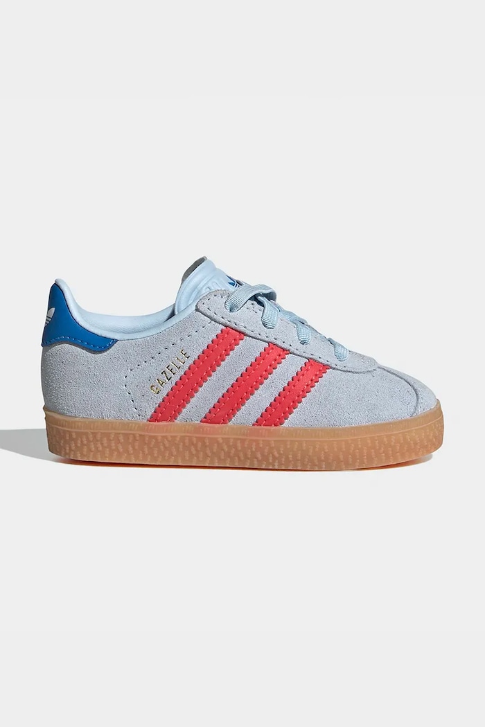 Παιδικά σουέτ sneakers adidas Originals GAZELLE δέρμα σαμουά μπλε KI4037