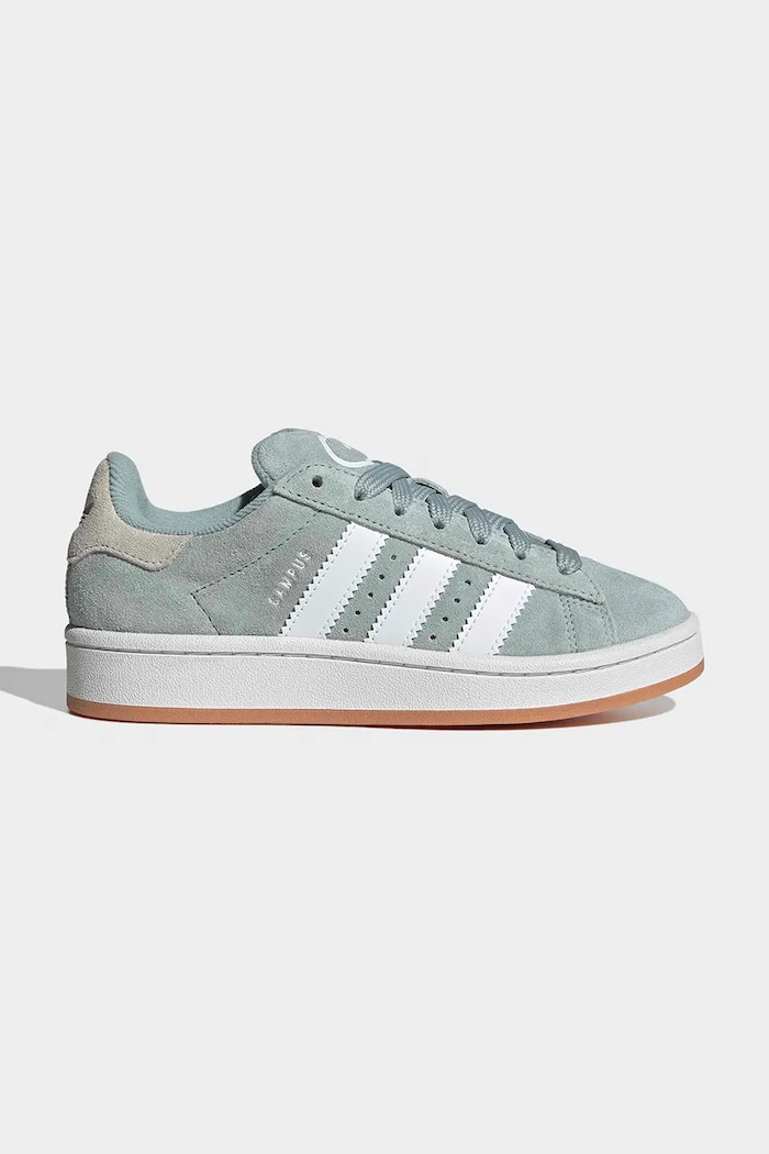 adidas Originals sneakers in camoscio per bambini CAMPUS 00s pelle fiore turchese KH8808