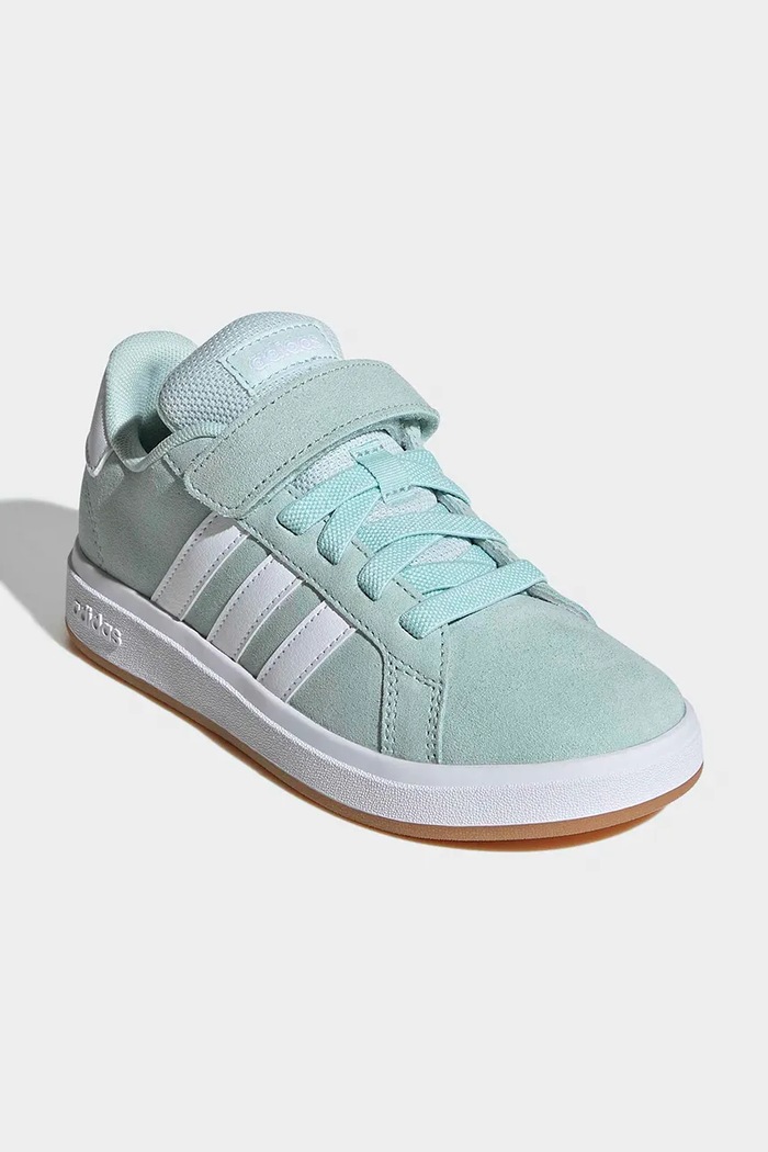 adidas GRAND COURT 00s tenisky detské semišové KJ0315 tyrkysová SS26