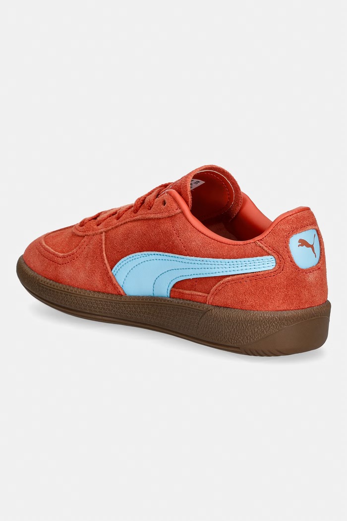 Chlapec Puma Palermo Jr tenisky detské semišové 397271.PPY2 oranžová