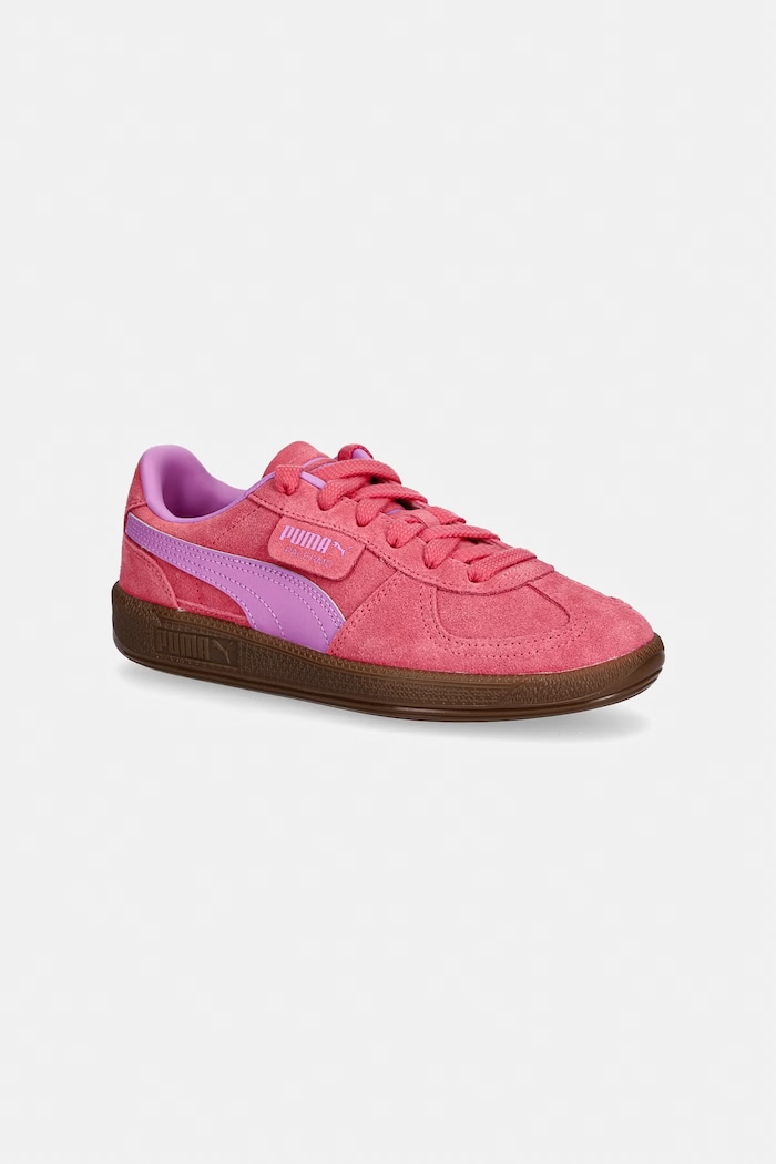 Puma Palermo Jr sneakers boty dětské semišové růžová 397271.PPY2