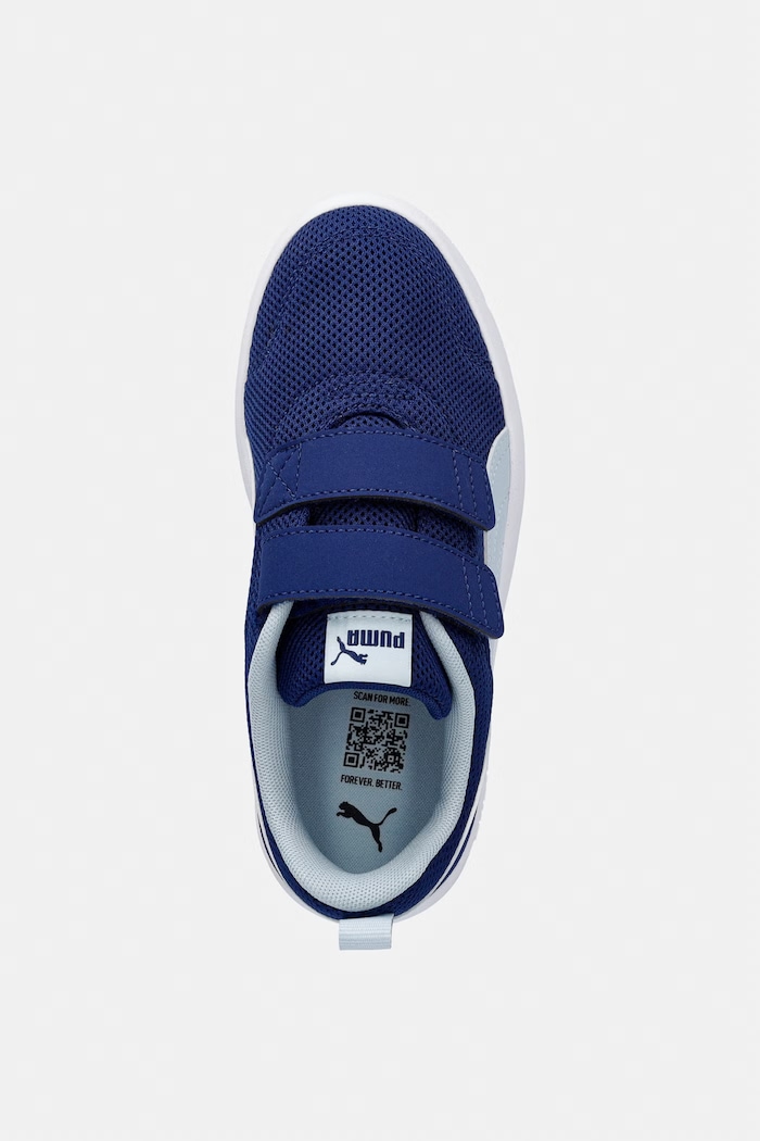 Puma Courtflex V3 Mesh sneakers pentru copii bleumarin 398085.PPY2