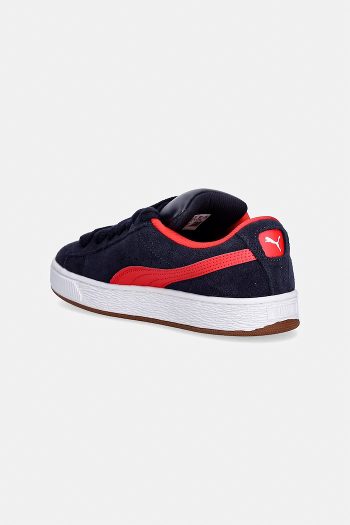 Băieți Puma sneakers de piele întoarsă pentru copii Suede XL Super Jr 404956 bleumarin