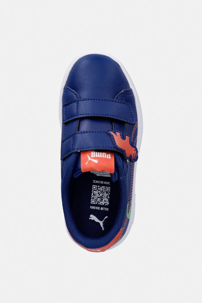 Puma sneakersy dziecięce Smash 3.0 Dino V granatowy 405636