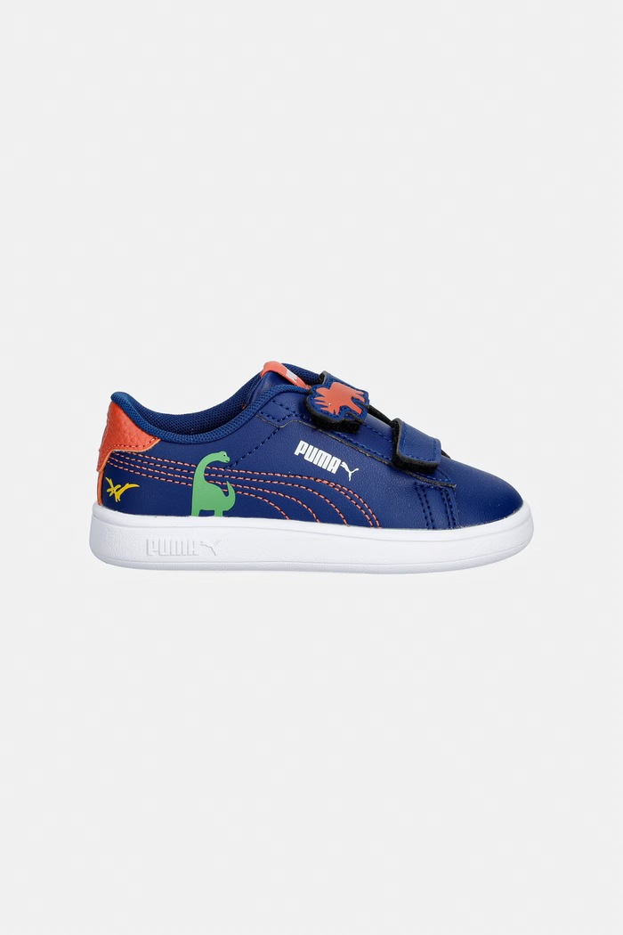 Puma Smash 3.0 Dino V tenisky detské 405637 tmavomodrá SS26