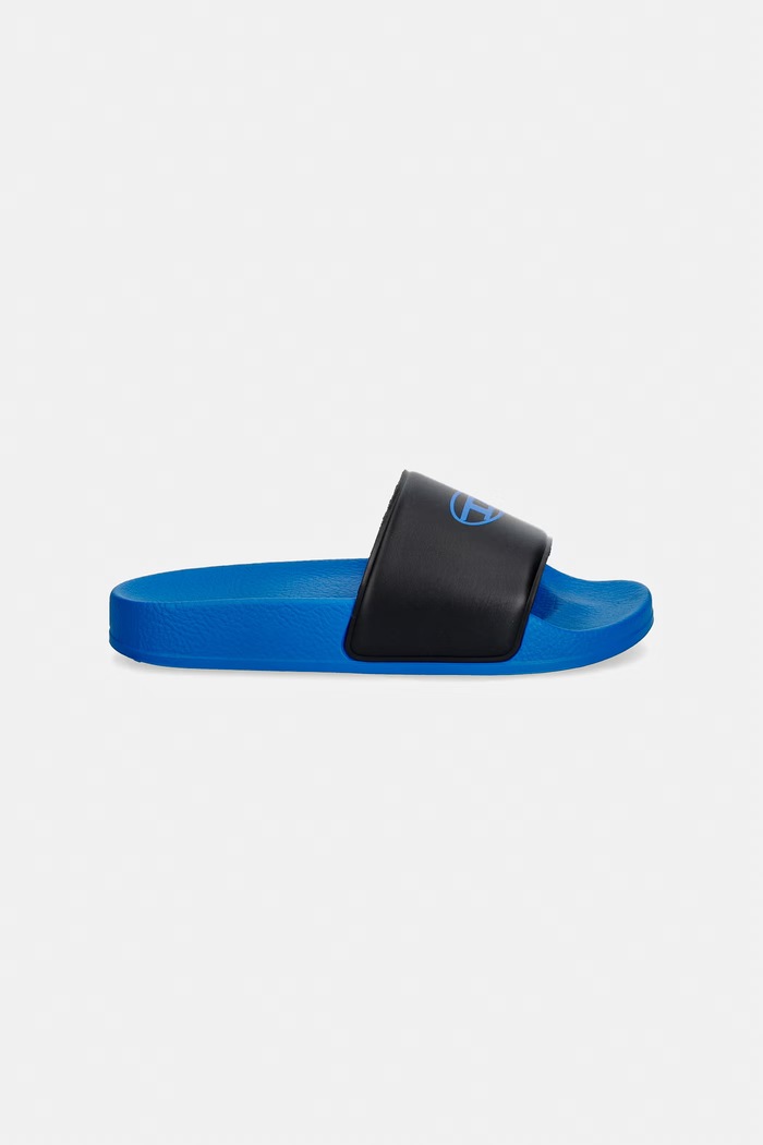 Diesel šľapky s otvorenou pätou detské SA-BWOVALF SANDALS BC1082.KF020.29.35 modrá SS26