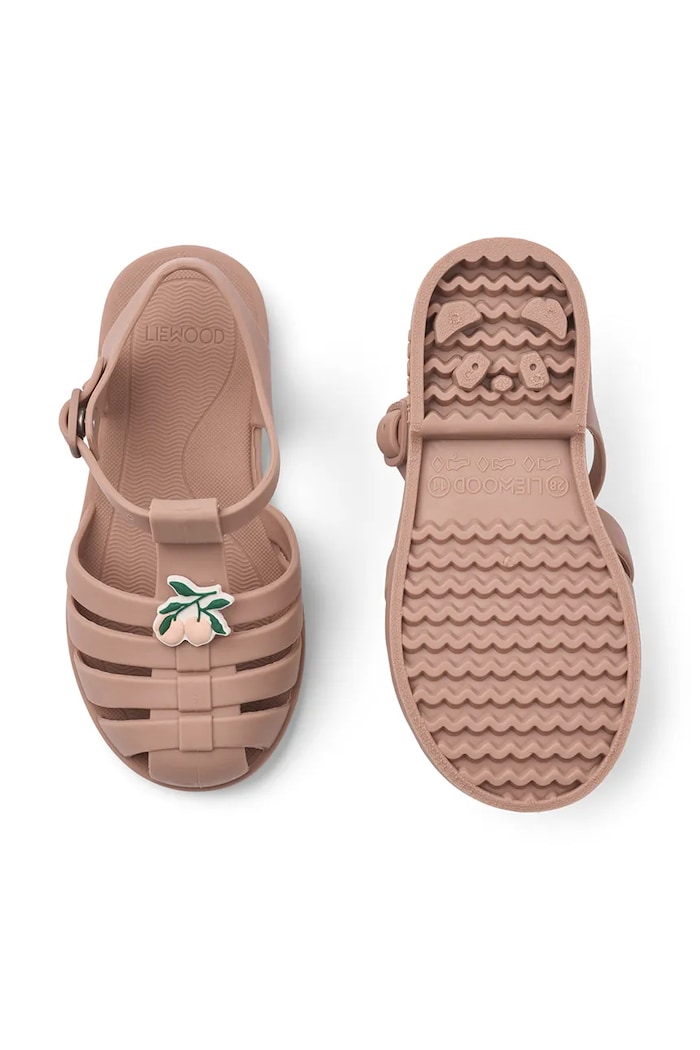 Liewood sandale cu vârful închis pentru copii Bre Sandals with Charms LW20441.PPY2 roz
