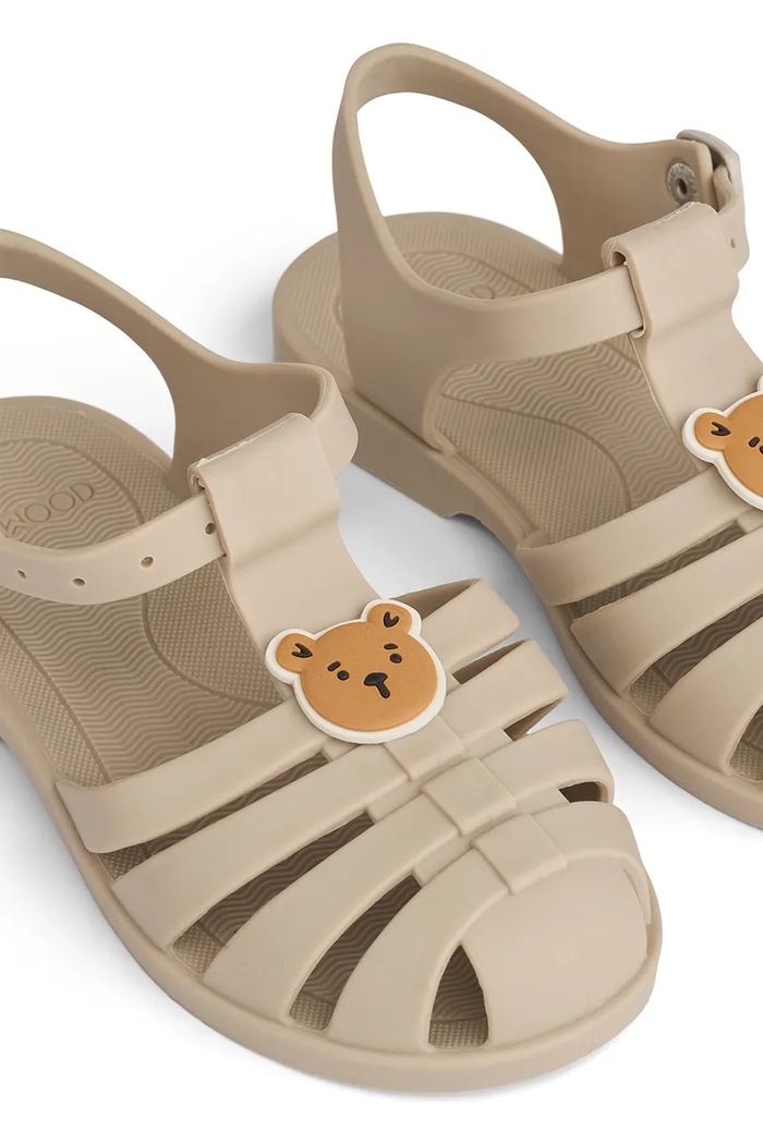 Liewood sandale cu vârful închis pentru copii Bre Sandals with Charms bej LW20441.PPY2