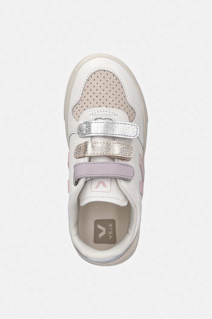 Veja Small V-10 sneakers pentru copii, din piele alb CV0521505C.28.35